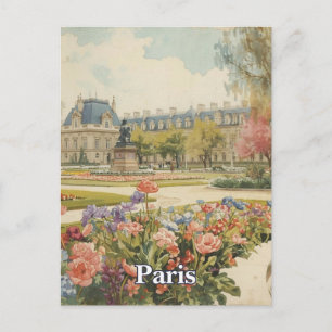 Paris Louvre Postkarte