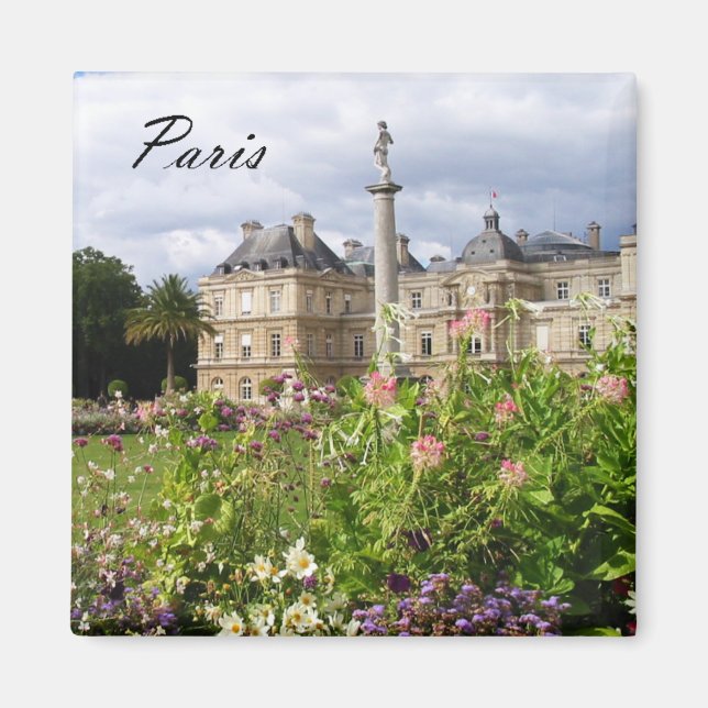 Paris Luxembourg Gardens Magnet (Devant)