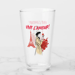 Paris Mädchen Ästhetik – Romantisches Eiffelturm-D Glas