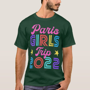 Paris Mädchen Reise 2022 passendes Hennig Party Wo T-Shirt