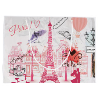 Paris-Magie Große Geschenktüte