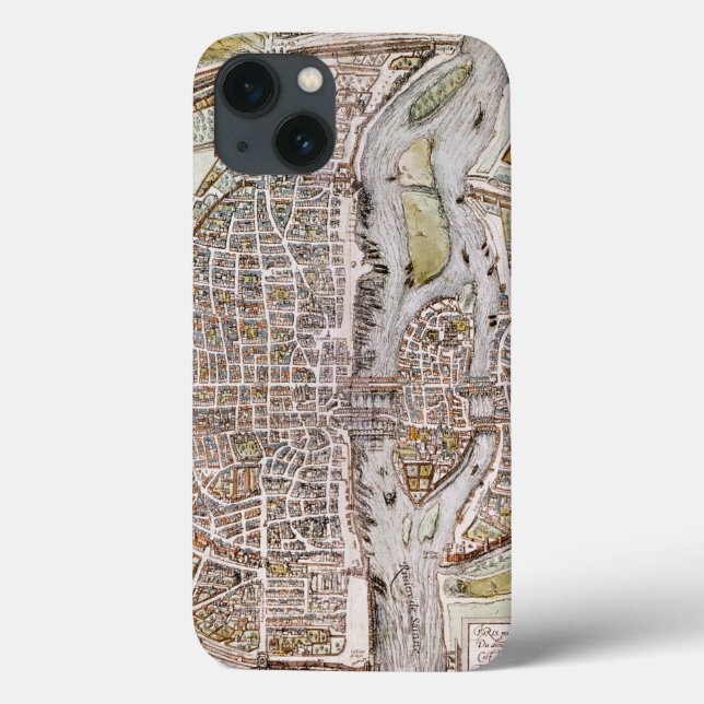 PARIS MAP, 1581 Case-Mate iPhone HÜLLE (Rückseite)