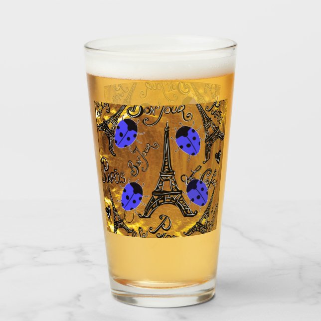 PARIS MARIENKÄFER GLAS (Rückseite (gefüllt))