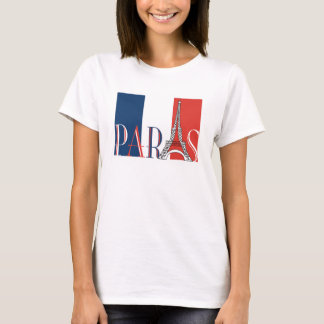 PARIS mit Flaggen-T-Shirt T-Shirt