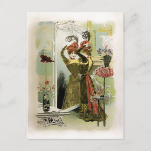 Paris Mode ~ Postkarte / Einladung / RSVP