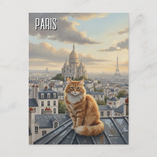 Paris Montmartre Postkarte (Vorderseite)