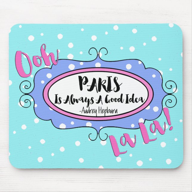 ‚Paris‘ Mousepad (Vorne)