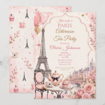 Paris Nachmittags-Teeparty
