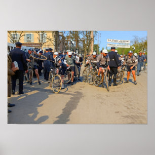 Paris-Nizza-Radfahrer Auxerre Yonne Frankreich 193 Poster