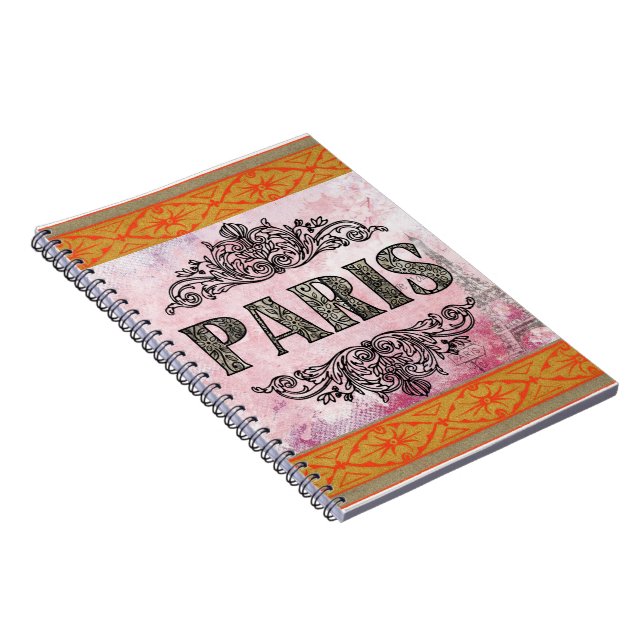 Paris Notebook Notizblock (Rechte Seite)