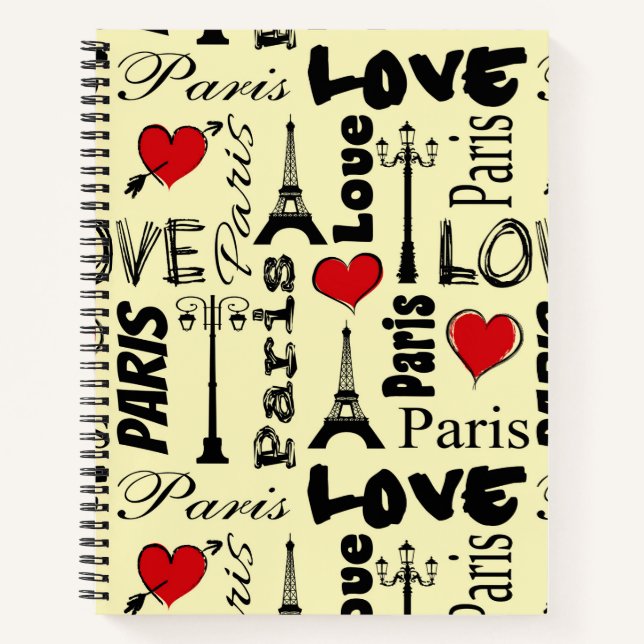 Paris Notizbuch (Vorderseite)