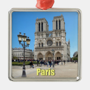 PARIS Notre Dame Silbernes Ornament