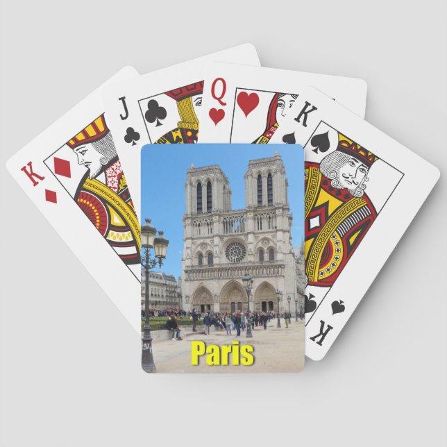 PARIS Notre Dame Spielkarten (Rückseite)