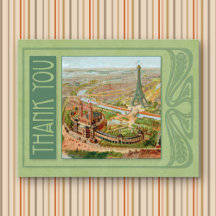 Paris Nouveau Danke Postcard