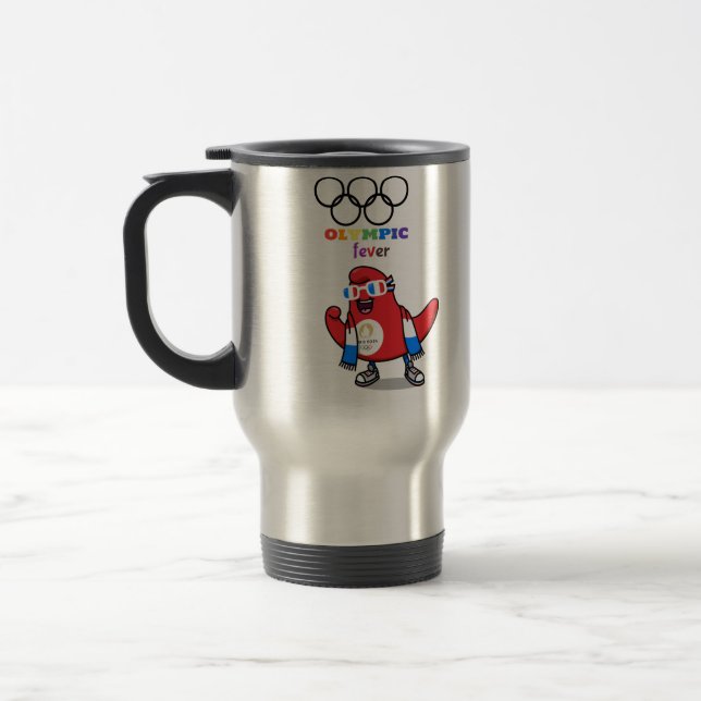 "Paris Olympia 2024 Tasse: Sip in Style!" Reisebecher (Links)