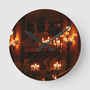 Paris Opera House / Palais Garnier Runde Wanduhr