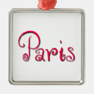 Paris Ornament Aus Metall