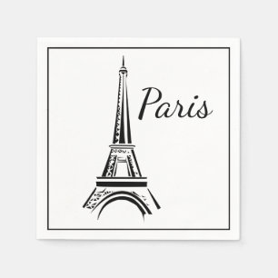 Paris Paper Napkins Serviette