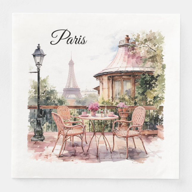 Paris Paper Napkins Serviette (Vorderseite)