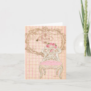 Paris Paris Royal Pink Sessel der Queen Karte