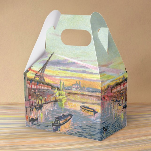 Paris Pastel Favor Box Geschenkschachtel (Von Creator hochgeladen)
