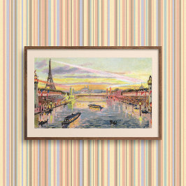 Paris Pastel Poster (Matte)