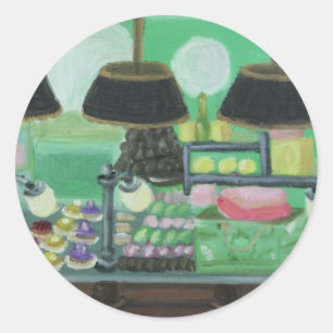 "Paris Patisserie" Runder Aufkleber