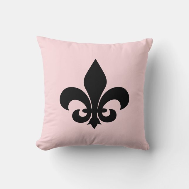 Paris Pink Lilie Kissen (Vorderseite)