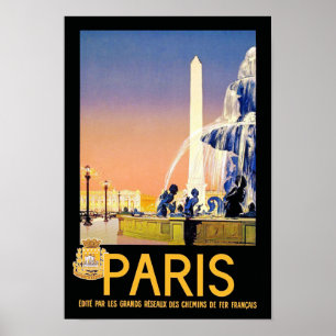 Paris ~ Place del la Concorde Poster