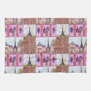 Paris Pointillism Eiffelturm Küchentuch