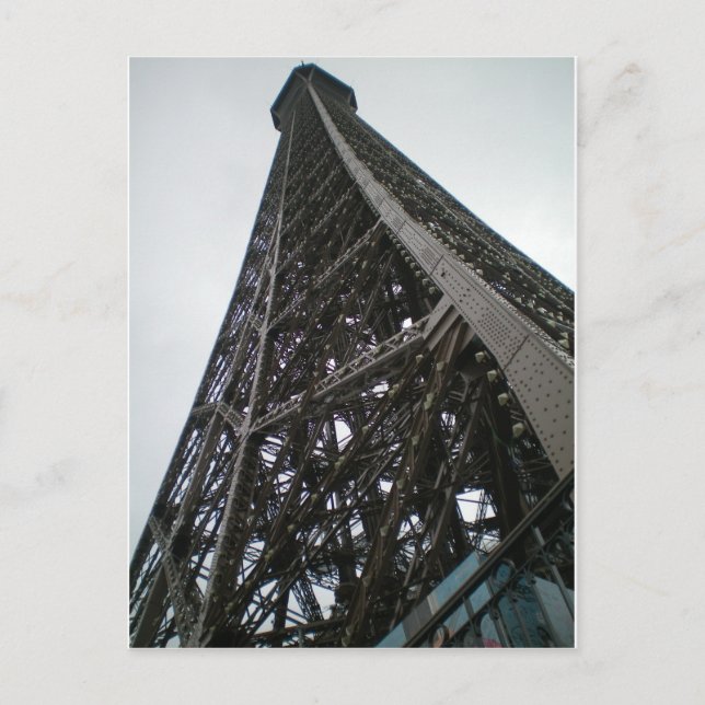 Paris Postcard - Eiffelturm Postkarte (Vorderseite)