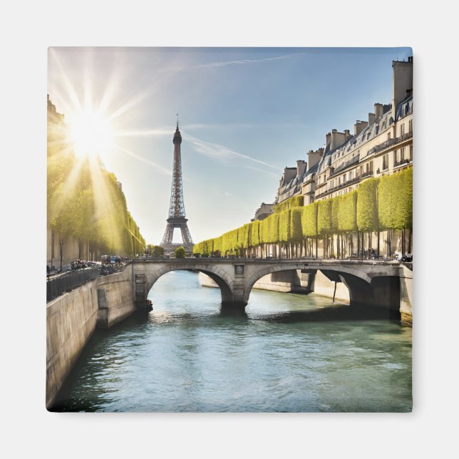 Paris Postcard (isParis7) Magnet (Vorne)