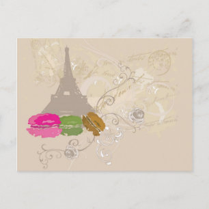 Paris Postcard Postkarte
