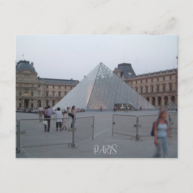 Paris Postcard Postkarte (Vorderseite)