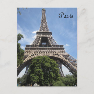 Paris Postcard Postkarte