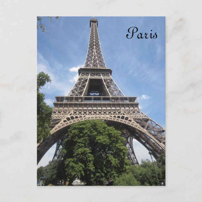 Paris Postcard Postkarte (Vorderseite)
