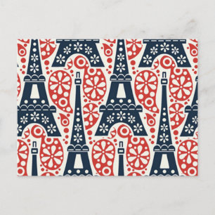 Paris Postcard Postkarte