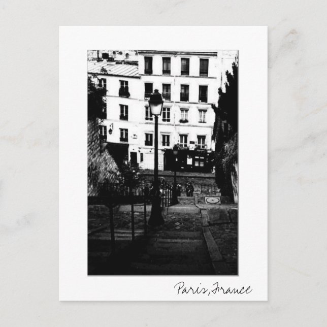 Paris Postcard Postkarte (Vorderseite)