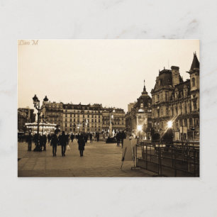 Paris Postcard Postkarte