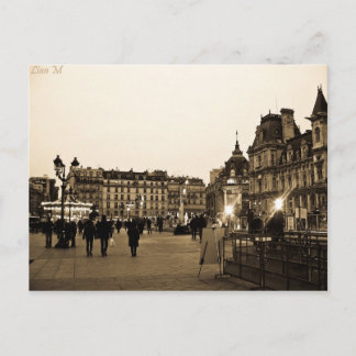 Paris Postcard Postkarte