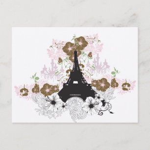 Paris Postcard Postkarte