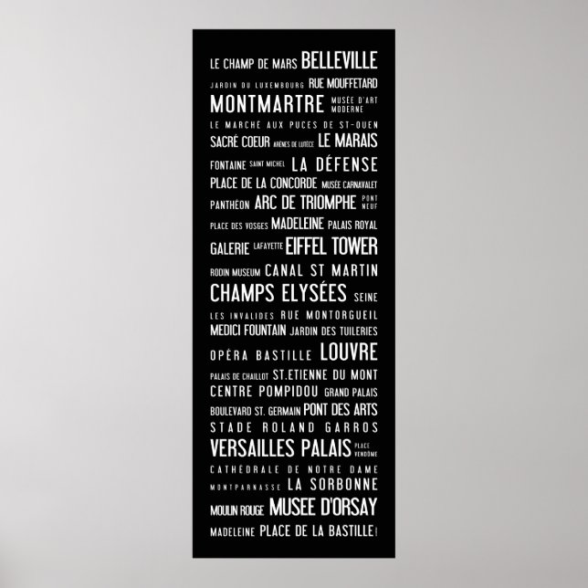 Paris Poster (Vorne)