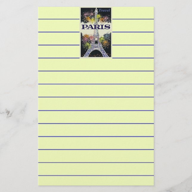 Paris: Poster Briefpapier (Vorderseite)