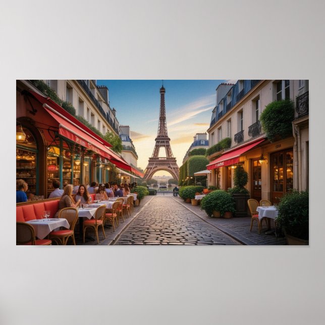 Paris - Poster de la ville de l'amour (Devant)