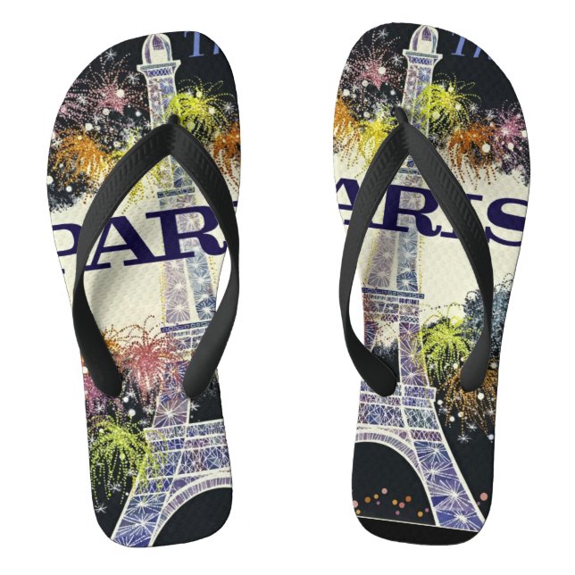 Paris: Poster Flip Flops (Fußbett)