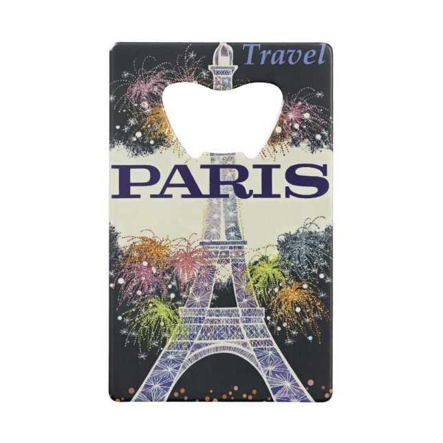Paris: Poster Geldbeutel Flaschenöffner (Rückseite)