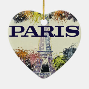 Paris: Poster Keramik Ornament