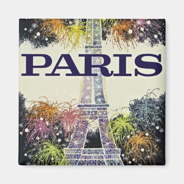 Paris: Poster Magnet (Vorne)