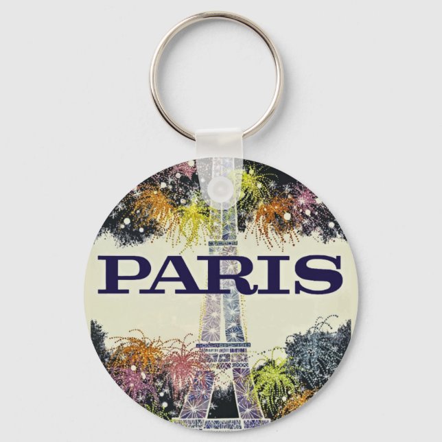 Paris: Poster-Schlüsselanhänger Schlüsselanhänger (Vorderseite)