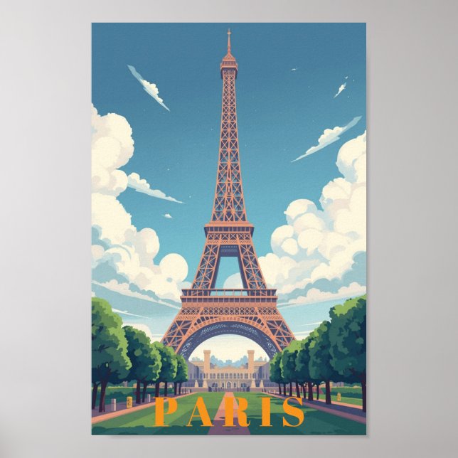 Paris Poster Wall Art (Vorne)